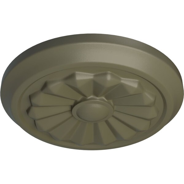 Olivia Ceiling Medallion (Fits Canopies Up To 2 1/8), Hnd-Painted Spartan Stone, 7 7/8OD X 1 1/8P